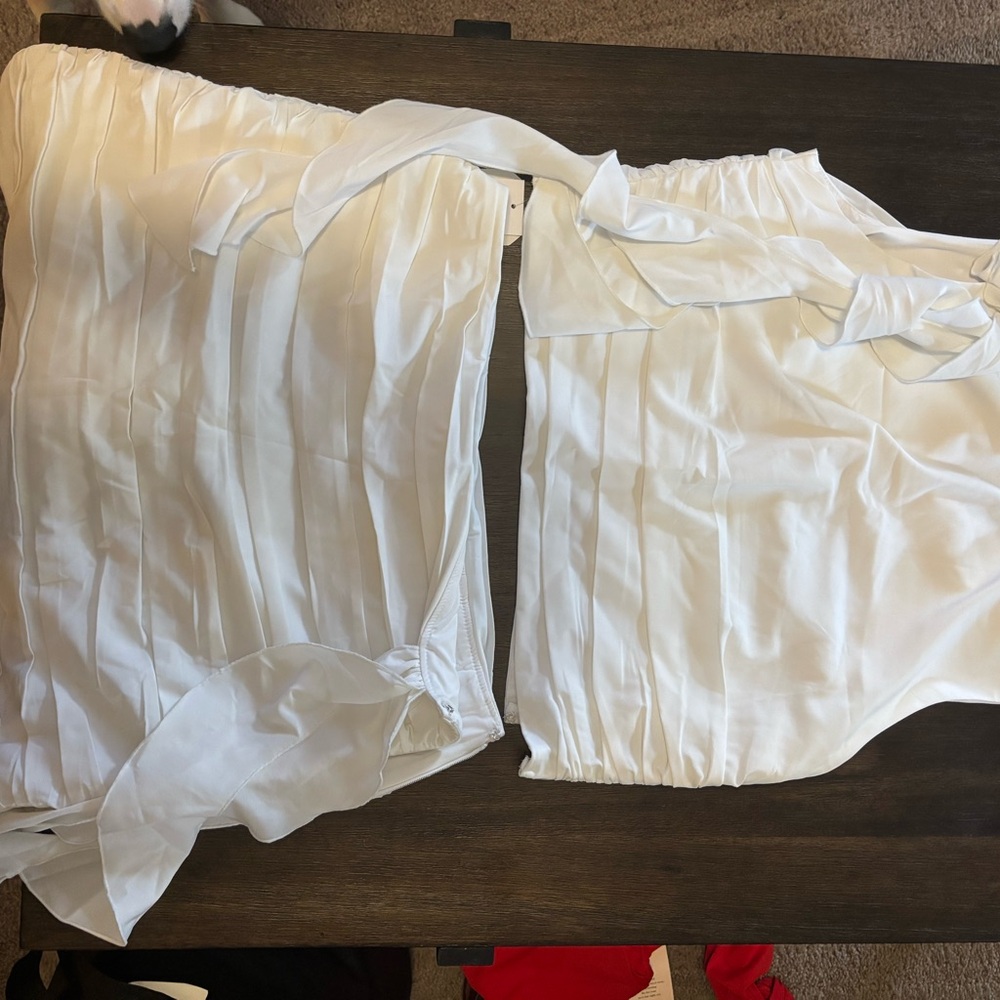 Elegant White Two-Piece Set